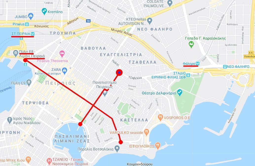 Apartment Center Piraeus Location Kastella Passalimani Port Exteriér fotografie